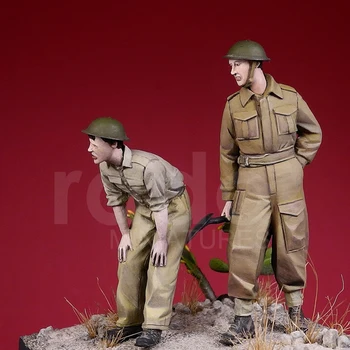 1/35 Britu 8. Armijas karavīri, 1943-45, Sveķi Modeļa Karavīrs GK, militārās tēmas, Nesamontēti un unpainted komplekts