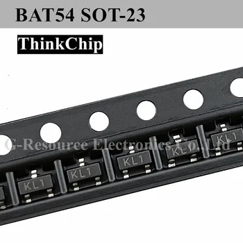 (100 gab.) BAT54 SOT-23 pārslēgšanās plakana schottky barjeru diode (Marķējums KL1)