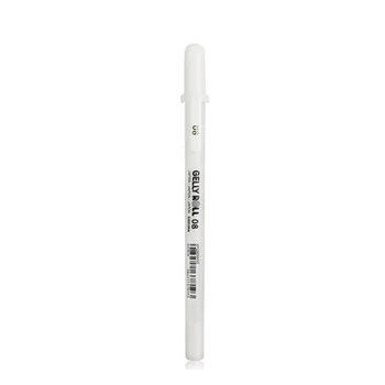 12 Gab/Daudz Sakura WHITE Gold Gelly Roll Ūdens bāzes 0.7 mm XPGB#50 Gēla Pildspalva ražots Japānā