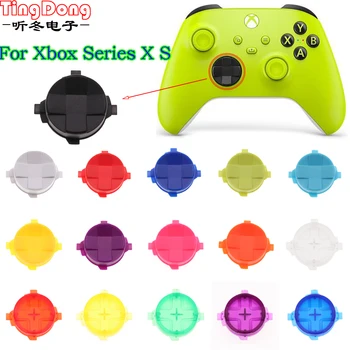 16 krāsas Plastmasas Skaidrs Krusta Virzienu Pogas Taustiņu Xbox Sērija X-U Gamepad Kontrolieris Pogu DPad Atslēgu komplektu Remonta Daļas