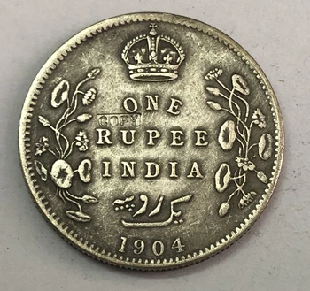1904 Indija - Britu 1 Rūpija - Edward VII