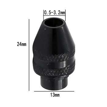 1gb 0.4-3.2 mm Mini Multi Keyless Urbt Čaks Ātri Mainīt Universālā Čaks Nomaiņa Dremel Rotācijas Instrumentu