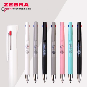 1GB ZEBRA Ierobežots Lodīšu Pildspalvu B3A88 Triecienu Absorbciju Ātri žāvēšanas Multi-function Trīs krāsu Pildspalvu, Super Gludu, Lodīšu Pildspalvas