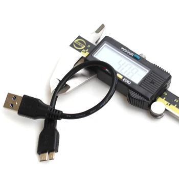 20cm Micro B USB 3.0 Datu Sinhronizācijas, Uzlādes Īsu Kabeli USB3.0 cietā diska