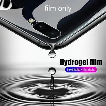 3-in-1 Priekšā Aizmugurē pilnībā segtu Hidrogelu Filmu par Samsung Galaxy Z Flip ekrāna aizsargs, Samsun ZFlip F700 F707 Filmas Ne Stikla A0C5