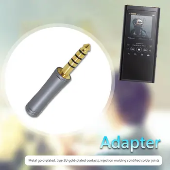 4.4 mm/ 3,5 mm/2,5 mm Līdzsvarotu Sieviešu un Vīriešu Adapteri Zelta Pārklājumu par Sony NW-ZX300A NW-WM1A MP3 Digitālās Mūzikas Atskaņotāju