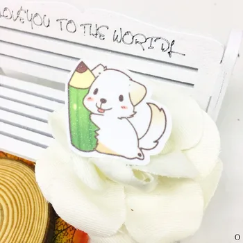 40 Gab. Anime dārza suns Karikatūra Uzlīme Ūdensizturīgs grāmatu Klēpjdatoru Moto Skeitborda Bagāžas Ģitāra Furnitur Decal Rotaļlietas, Uzlīmes