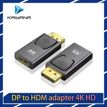 4K 1080P DP, HDMI-savietojams Adapteris Datoru Monitoru Converter Zelta/niķeļa Pārklājumu Spraudni DisplayPort Uz HDMI-saderīgam