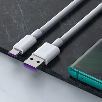 5.A USB C Tipa Kabeli Ātri Uzlādēt 3M USB Vadu Huawei P40 P30 Pro, Samsung, Ņemiet vērā, 9 Veidu-c Datu līnijas Ātrās Uzlādes Lādētāja Vads