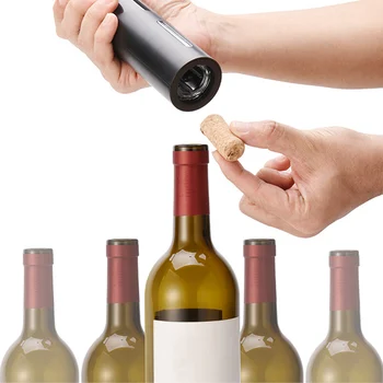 5-in-1 Elektriskā Sarkans Vīns Korķviļķis Bārs Puse Vīna Komplekts, kas Piemērots Taisni Mutē Pudeles un Izvirzītās Pudeles ≤35 mm
