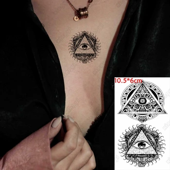 Acu Dieva Ūdensnecaurlaidīgus Pagaidu Tetovējumu Uzlīmes Eņģeļu Spārnu Bērnu Tetovējums, Body Art Ūdens Nodošanu Flash Tatto Sievietes Vīrieši Dāma