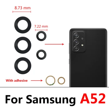 Aizmugures Aizmugurējo Kameru Stikla Objektīvs Samsung Galaxy A32 A52 A72 A82 S21 Plus S21 Ultra Kameru Stikla Ar Līmi Līmi