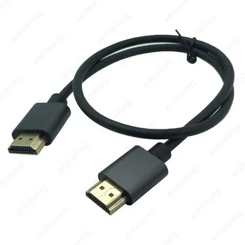 Alumīnija sakausējuma HDMI Kabeli saderīga Vīriešu Vīriešu, 4k 2.0 Slim HDMI Kabeli TV Klēpjdatoru, Projektoru, PS3 PS4 Kabeļu 0.5 m, 1m, 1.5 m, 3m