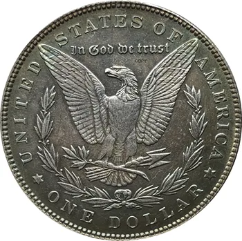 Amerikas savienoto Valstu 1893 Morgan Vienu Dolāru ASV Monētu Brīvības Cupronickel Sudraba Pārklājumu Dievam Mēs ticam, Kopēt Monētas