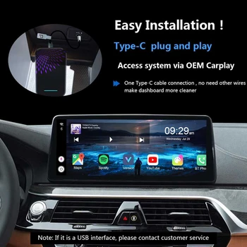 Android 9.0 Bezvadu Carplay 4. Aile+32G Auto Elektronika Atbalsta Netflix Spogulis Saites Android Auto Plug and Play BMW