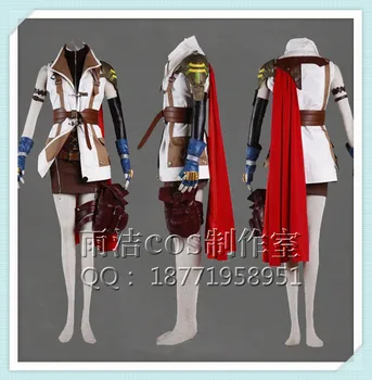 Athemis Final Fantasy XIIIFF13 Zibens Eklērs Farron Cosplay Custume set 11