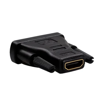 Augstas Kvalitātes 24K Zelta Pārklājumu Converter Black HDMI-Savietojams Ar DVI 24+1 Adapteris Atbalsta 1080P Projektoru, TV Kastē DATORA Monitoru