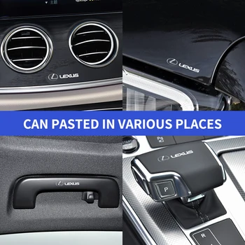 Auto Interiorc Ķermeņa uzlīmes DIY Centrālās vadības panelis Decal Par Lexus CT200h-S LS IR GS LC RC GC RX UX NX LX GX Auto Piederumi