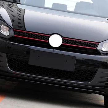 Auto restes uzlīme rotā par Volkswagen Golf 6 7 sarkana/zila/melna atstarojošās uzlīmes uzlīmes Auto daļas