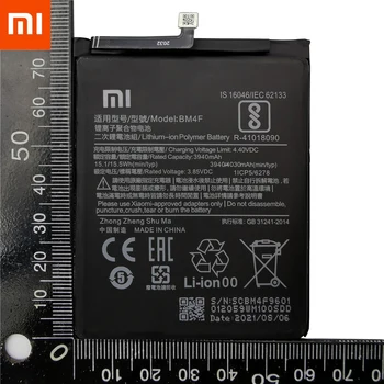 BM4F Oriģināls XIAO MI Tālruņa Akumulatora Xiaomi Mi A3 CC9 CC9e Rezerves Baterijas Xiomi bateria CC9 Mi9 Lite