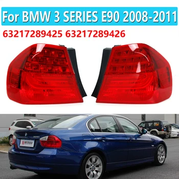 BMW 3. SĒRIJAS E90 2008 2009 2010 2011 Aizmugurējo lukturu Gaismas LED Gaismas Aizmugurē aizmugurējos lukturus, Stop Bremžu gaismas Miglas 63217289426