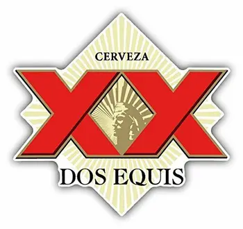 Dos Equis Cerveza Meksikas Alus Dzert Auto Bufera Uzlīmes Decal 4 pack 2.5