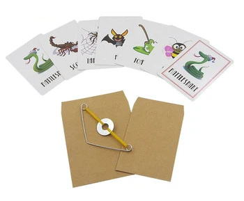 Dzīvnieku Prognozes Briesmas Kartes Kopumu, Burvju Triki, Izvēlieties Karte Parādās Ietīt Magia Slēgt Ielu Butaforijas Smieklīgi Rotaļlietas Bērniem