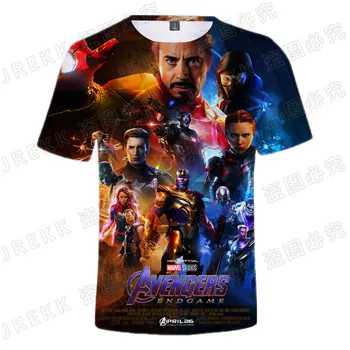 Ir 2021. Jaunu Modes Vīriešiem, Sievietēm, Bērniem, Brīnums Avengers T Krekli Vasaras 3D Iespiests T-krekls Gadījuma Īsām Piedurknēm Topi Atdzist Tee