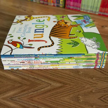 Jauki uzlīmju grāmatas Sižeta Karikatūra Zīmēšanas uzlīmes Bērniem angļu Krāsošana attēlu, dzimšanas diena dāvanas, rotaļlietas un preces vaļaspriekam