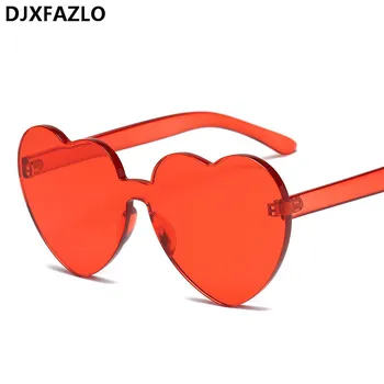 Jauno Modes bez apmales Vintage Mīlestību Sirdī Saulesbrilles Sieviešu Luksusa Zīmols, Oriģināls Dizains, sieviešu, Saules Brilles UV400 oculos de sol