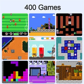 Jauns Retro Portatīvie Mini Rokas Video Spēļu Konsoles 8-Bitu 3,0 Collu Krāsu LCD Bērniem, Krāsu Spēle Atskaņotājs Iebūvēts 400 Spēles