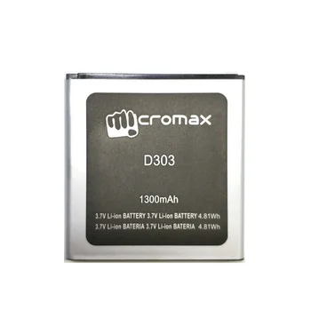Jaunu Akumulatoru Micromax D303 Tālrunis 1300mAh Baterij Batterie Baterijas + Izsekošanas Kods