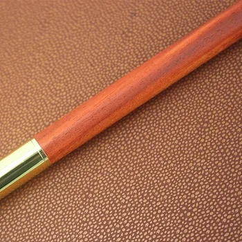 Jaunu Koka ar misiņa lodīšu pildspalvas Metāla 0.5 mm tintes lodīšu rullīšu, pildspalvas biroja Kancelejas preces, Skolas piederumi Canetas skolas 2026
