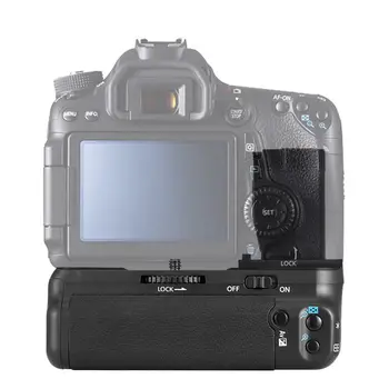 JINTU Vertikālā Slēdža Battery Grip Canon 750D 760D T6i T6s X8i 8000D DSLR Kameras