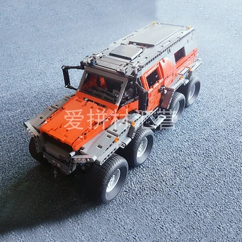 Legoins tehnoloģiju veidošanas bloku km-5360 tuksnesī Sibīrijas iekarotājs SUV tālvadības montāžas rotaļlieta puika dāvanu