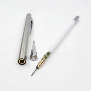 Metāla Mehāniskā Zīmuļa 0.9 mm 2B Augstas Kvalitātes Sudraba Automātisks Zīmulis Profesionālai Krāsošanas Rakstīšanas Piederumi 2gab/daudz