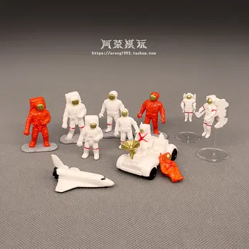 Miniatūriem Kosmosa kuģu Astronautu Rīcības Attēls Modelis Mēness zonde ir Kosmosa Transportlīdzekli Kosmosa Pasaku Dārza Dekori Rotājumi Statuetes Rotaļlietas