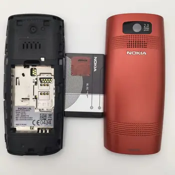Nokia X2-02 Atjaunotas-Oriģināls Atbloķēt Nokia X2-02 Vienu Kodolu Symbian OS FM Radio Dual SIM 1020mAh Bezmaksas piegāde