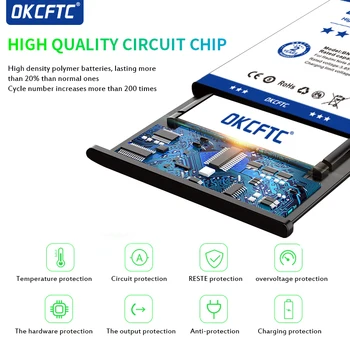 OKCFTC Oriģinālo Rezerves Akumulatoru EB-BG900BBE Galaxy S5 G900M G9008V G900S G900F 9006V 9006W 9008W EB-BG900BBC /BBU