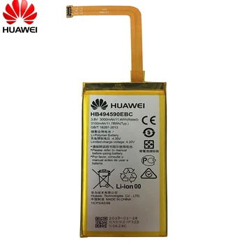 Oriģināls Par Huawei HB494590EBC Uzlādējams Li-ion akumulators, Lai Huawei Honor 7 Godu PLK-TL01H ATH-AL00 PLK-AL10 3000mAh
