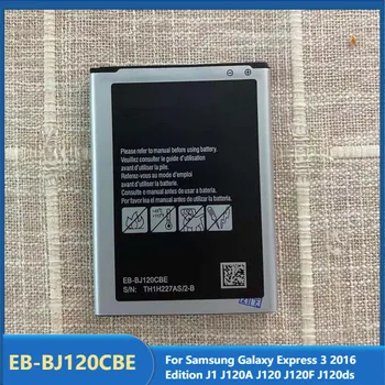 Oriģinālā Rezerves Tālruņa Akumulatora EB-BJ120CBE Samsung Galaxy Express 3 2016 Izdevums J1 J120A J120 J120F J120ds 2050mAh