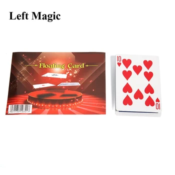 Peldošās Kartes Burvju Triks Spēlē Kartes Apturēšanu Close Up Burvju Butaforijas Iela Bārs Mentalism Ilūziju Close Up Magic Toy Viegli