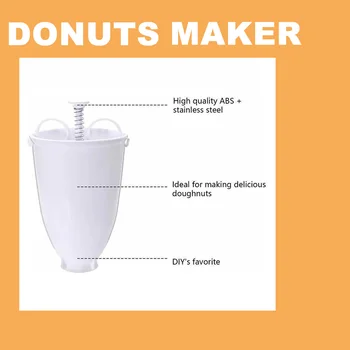 Plastmasas Donut Maker Vafeļu Veidnes Virtuves Piederumu Bakeware Riņķa Maker Kūka Pelējuma Cepumu Sīkfailus DIY Cepšanas Rīku Dropship