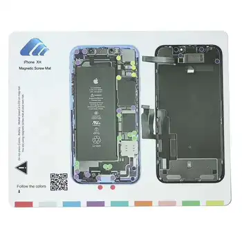 Profesionālās Magnētiskā Skrūve Darba Pad Iphone 8 Plus X XS MAX XR Magnētiskā Skrūve Mat Remonta Tehniķis Demontāžu Pad