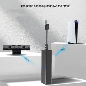 PS5 Virtuālo Realitāti, Adapteri USB 3.0 PS5 Adaptera Kabelis Mini Kameru, Lai PS5 Spēles Adapteris Super Sniegumu Piederumi