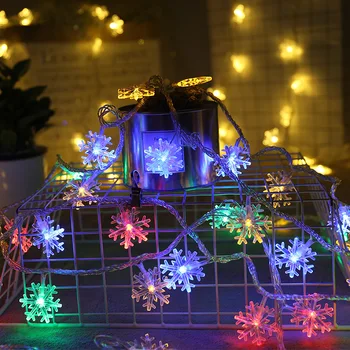 Sniegpārslas LED Gaismas Priecīgus Ziemassvētku Eglītes rotājums Mājās Ziemassvētku Rotājumu Navidad Rotājumi, Jaunā Gada Rotājumi 2022