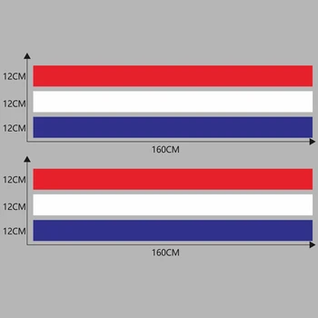 Sporta auto uzlīmes trīskrāsu svītru līnijas pasūtījuma vinila uzlīmes DIY modelēšanas rota durvīm, bet uzlīmes auto daļas