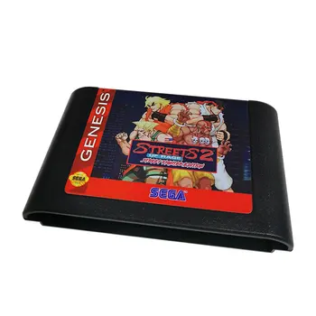 Street of Rage 2 Street Fighter Edition-Spēle Kasetne - Elektroniskās Spēles 16 BITU MD spēles Karti PAL Un NTSC Versiju