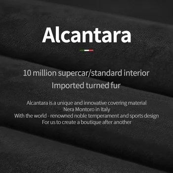 Stūres pastiprinātājs segtu importēti Alcantara zamšādas četru sezonu vispārējā neslīdoša daļēji-wrap modifikācija