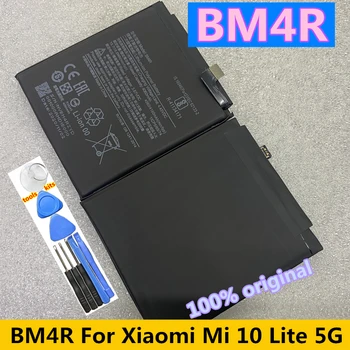 Sākotnējā BM4R Akumulatoru Xiaomi Mi 10 Lite 5G BM4R Patiesu Nomaiņa Tālruņa Akumulatora 4160mAh
